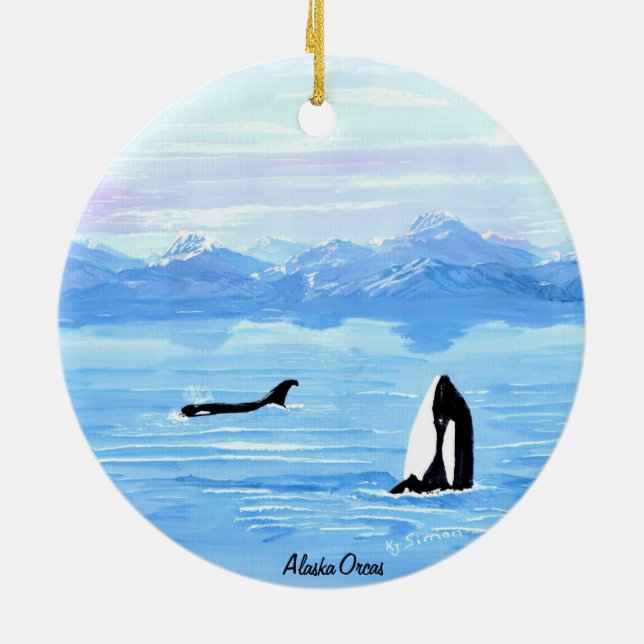 Ornement d'orque de l'Alaska (Dos)
