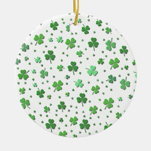 Ornement - Douches de Shamrock - Saint Patrick's D (Devant)