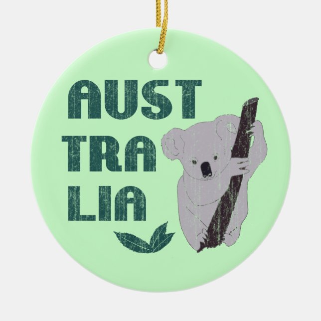 Ornement d'ours de koala de l'Australie (Devant)