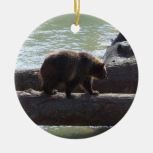 Ornement d'ours grizzli