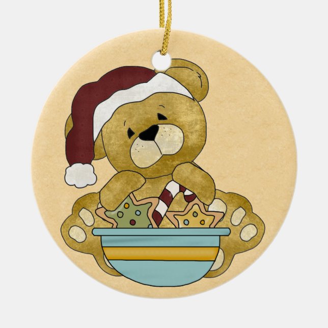 Ornement doux d'ours de nounours (Devant)