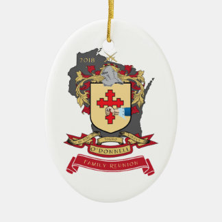 Ornement d'ovale de la Réunion de famille