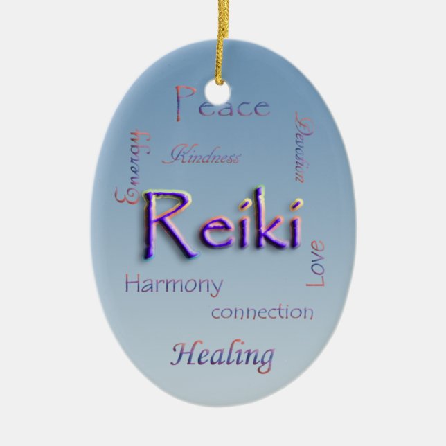 Ornement d'ovale de Reiki (Devant)
