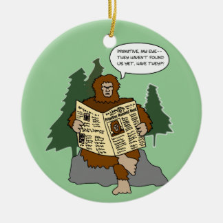 Ornement drôle d'arbre de Noël de bande dessinée