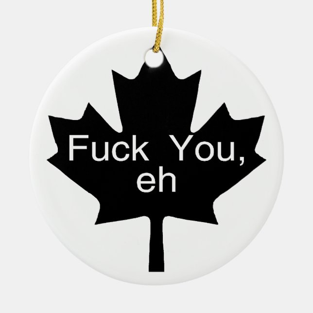 Ornement drôle du Canada (Devant)
