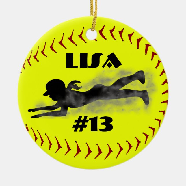 Ornement du base-ball de Fastpitch (Devant)
