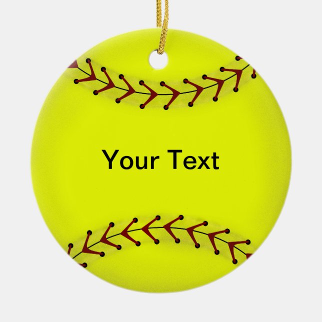Ornement du base-ball de Fastpitch (Devant)