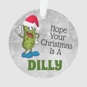 Ornement du cercle de chiche de Noël Dilly