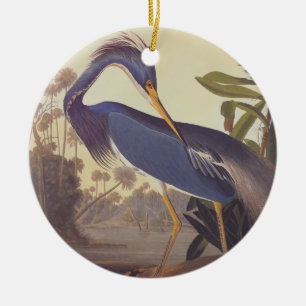 Ornement du cercle de louisiana Heron