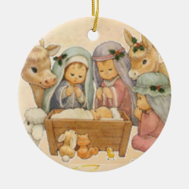 Ornement du Cercle de Noël, Jésus Christ (Devant)