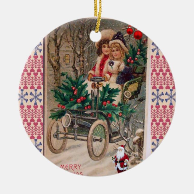 Ornement du Cercle de Noël, Joyeux Noël (Devant)