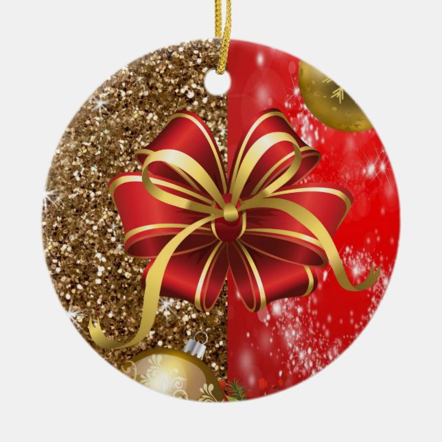 Ornement du Cercle de Noël, Joyeux Noël (Devant)