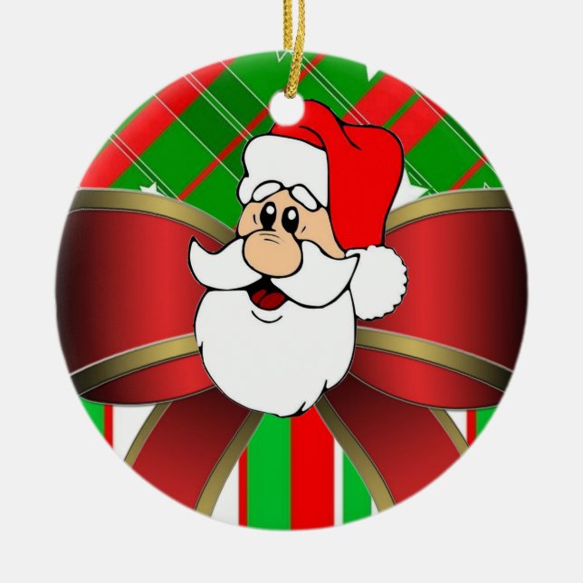 Ornement du Cercle de Noël, Père Noël (Devant)