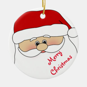 Ornement du cercle de Noël/Père Noël