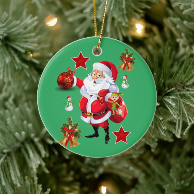 Ornement du Cercle de Noël, Snowman (Arbre)