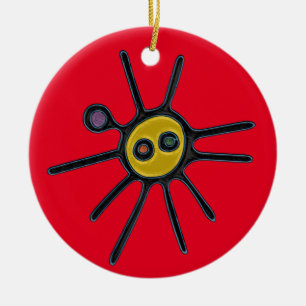 Ornement du cercle Sol Taino