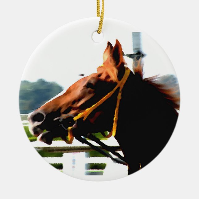 Ornement du cheval de course (Devant)