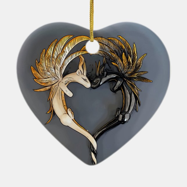 Ornement du coeur du dragon (Dos)