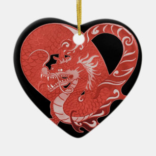 Ornement du coeur du dragon
