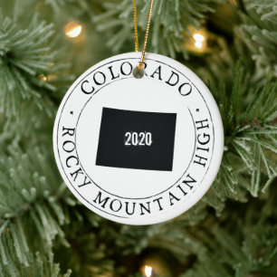 Ornement du Colorado personnalisé