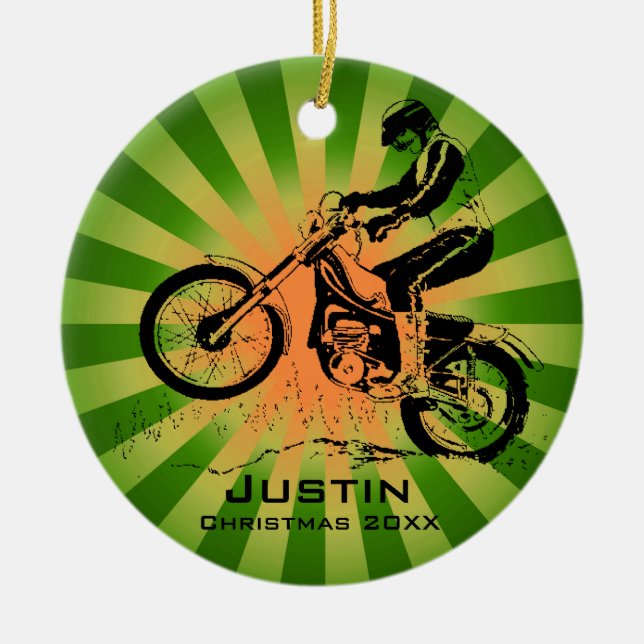 Ornement du cycliste Dirt (Devant)