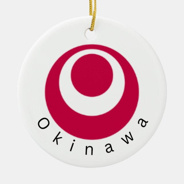 Ornement du drapeau national d'Okinawa (Devant)