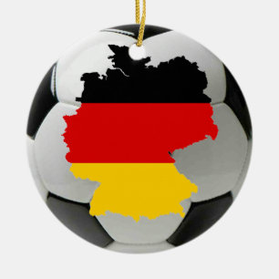 Ornement du football de l'Allemagne