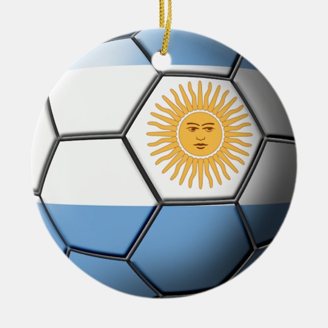 Ornement du football de l'Argentine (Devant)