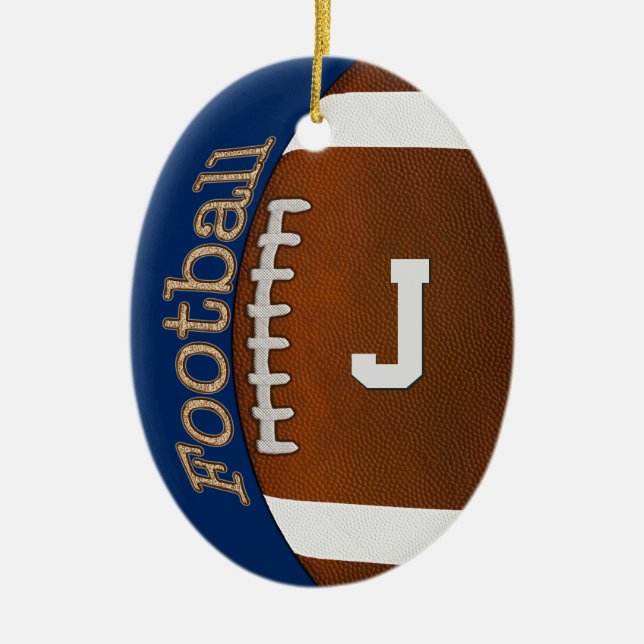Ornement du football de monogramme ou de nombre, (Devant)