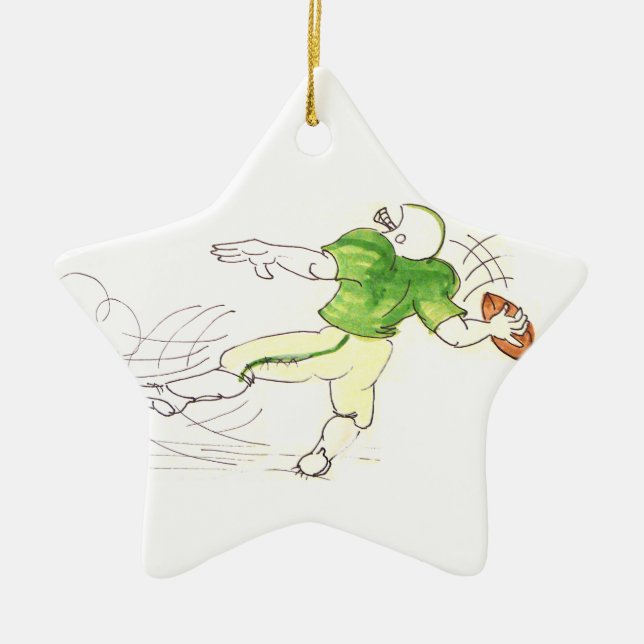 Ornement du football de stratège (Devant)