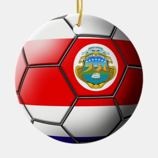 Ornement du football du Costa Rica (Devant)