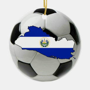 Ornement du football du football du Salvador
