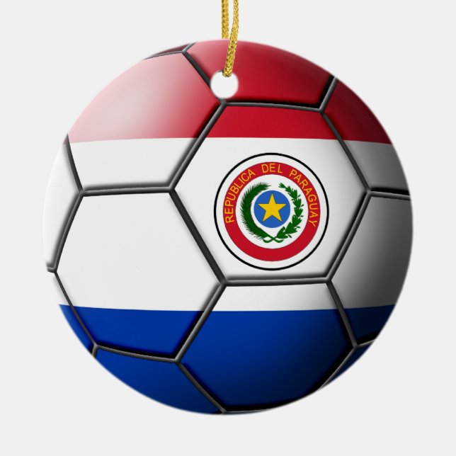 Ornement du football du Paraguay (Devant)