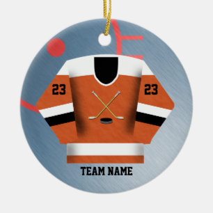 Ornement du Jersey de joueur de hockey