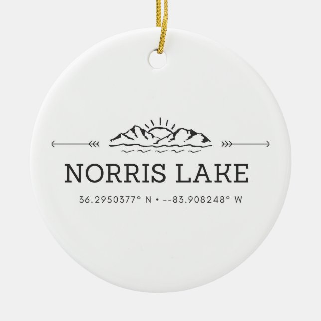 Ornement du lac Norris (Devant)
