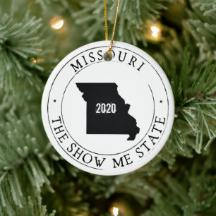 Ornement du Missouri personnalisé