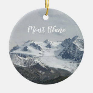 Ornement du Mont-Blanc enneigé