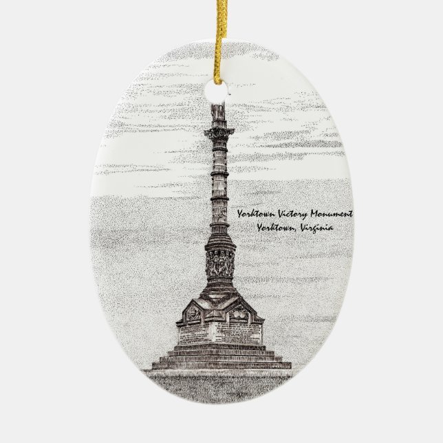 Ornement du monument de la victoire de Yorktown (Devant)