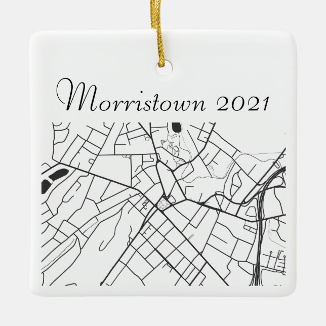 Ornement du New Jersey de Morristown (Devant)