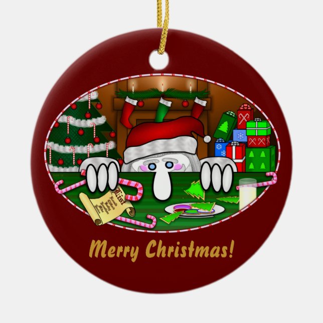 Ornement du père noël Kilroy (Devant)