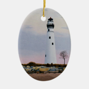 Ornement du phare de la soirée