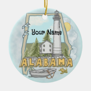 Ornement du phare de l'Alabama