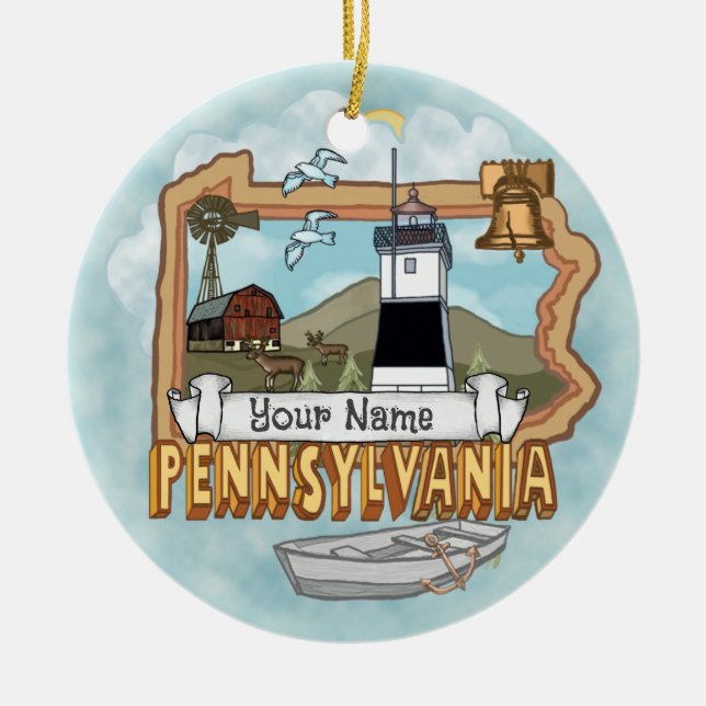 Ornement du phare de Pennsylvanie (Devant)