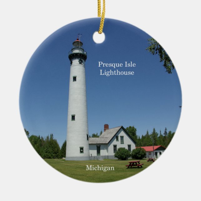 Ornement du phare de Presque Isle (Devant)