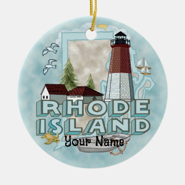 Ornement du phare de Rhode Island (Devant)