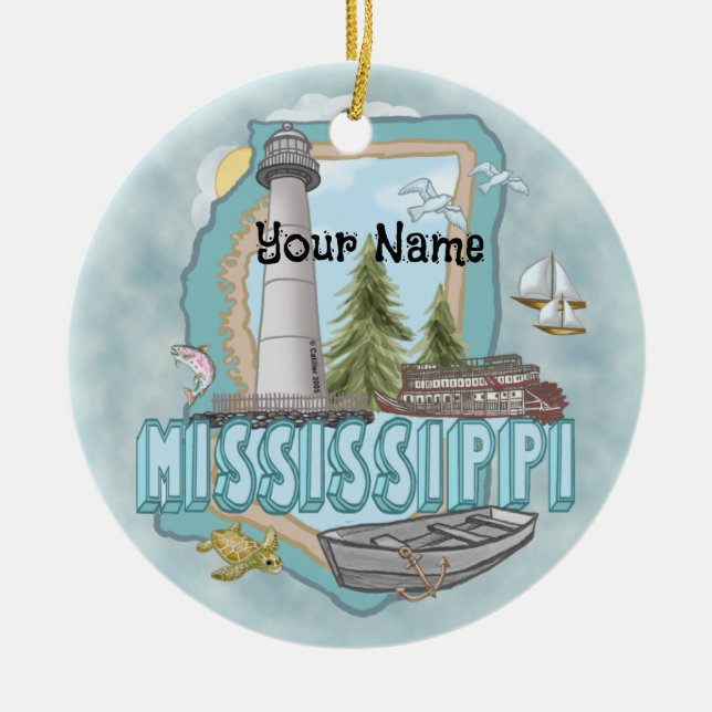 Ornement du phare du Mississippi (Devant)