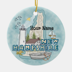 Ornement du phare du New Hampshire