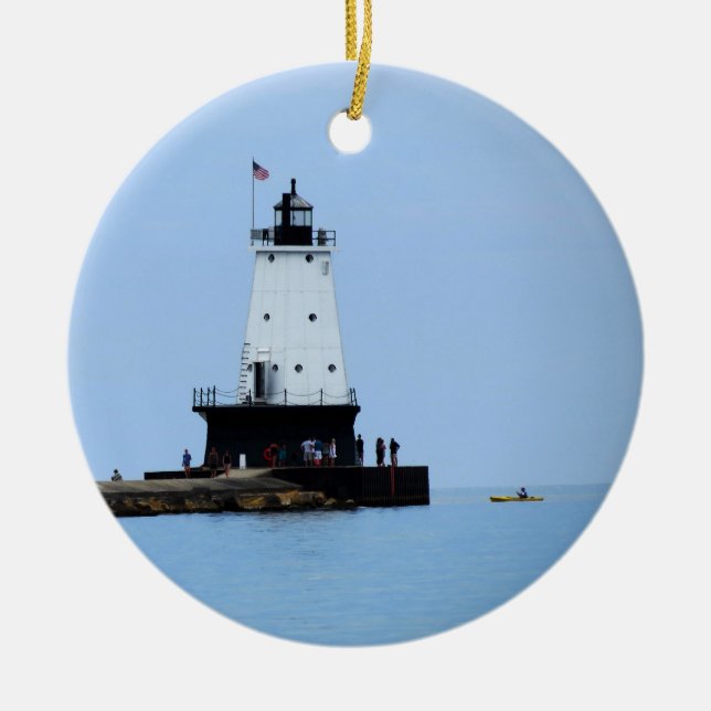 Ornement du phare municipal de Ludington (Devant)