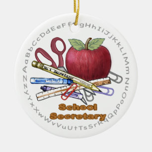 Ornement du secrétaire d'école