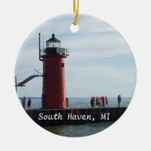 Ornement du sud de phare du Michigan d'asile